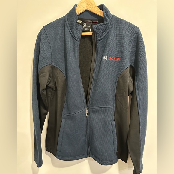 Like New SPYDER Frontier Jacket Medium Blue Women’s Bosch Branded Size Large - Picture 2 of 10